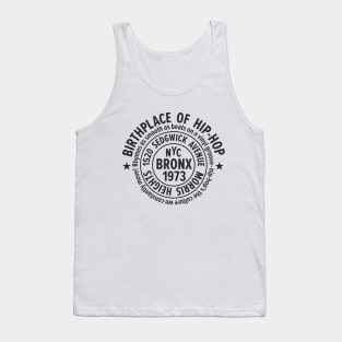 Bronx Hip-Hop - Celebrating 50 Years of Rhymes and Rhythms Tank Top